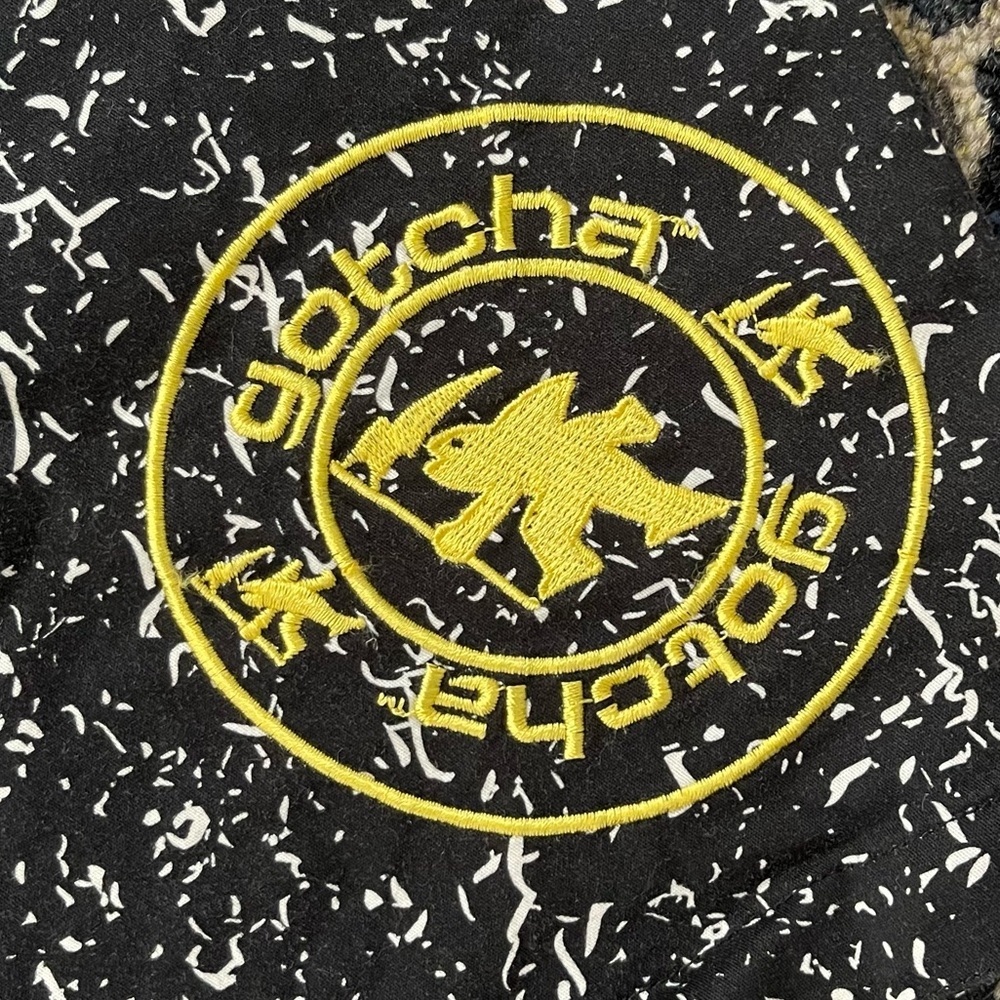 Gotcha Brand Shorts Black/White L - Picture 3 of 5
